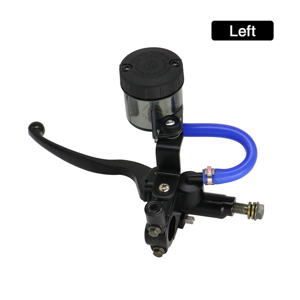 ZSDTRP Motorcycle Universal Front Brake Pump 22mm Assembly Right/Left Adjustable Brake Lever Big Cup for LC150 Left