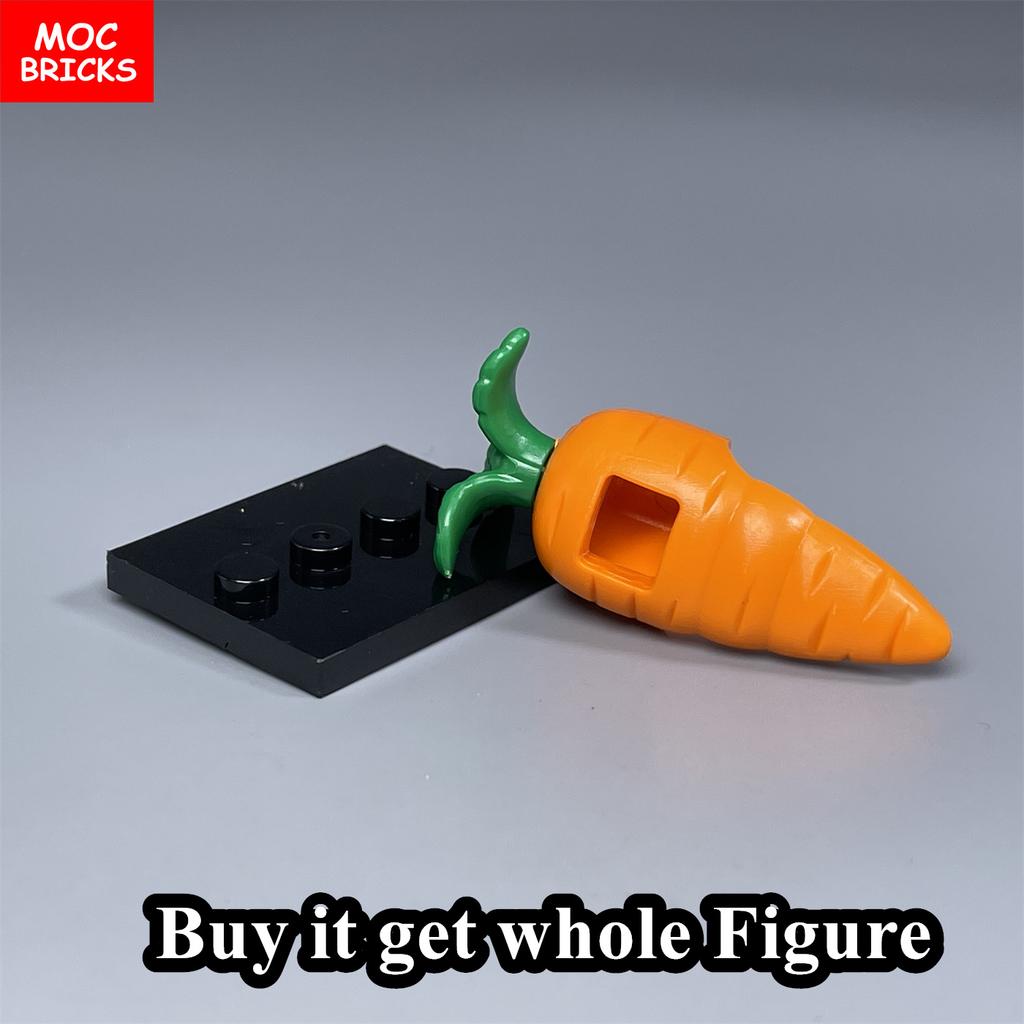 Non-Toxic Moc Bricks Crops Corn Plant Vegetables Food Farm Scene Educational Building Blocks Assembled Children'S Toys