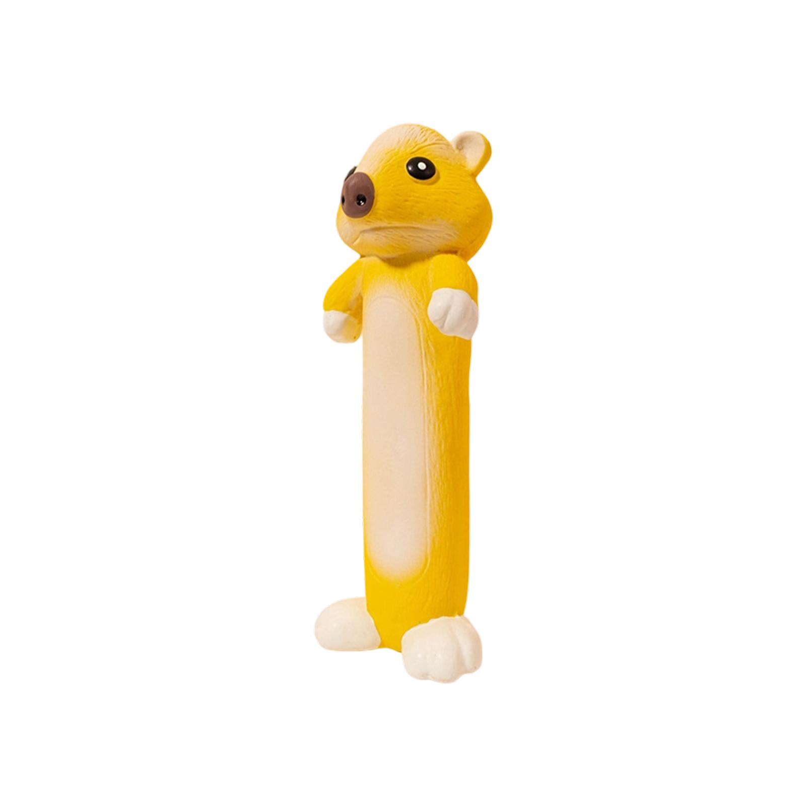 

Durable Latex Otter Shaped Dog Toy Long Squeaky Chew Toy for Teeth Cleaning and Interactive Play Suitable for Small Medium Large Dogs One Size