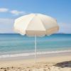 Portable Patio Umbrella Fringe Parasol Sun Protection Outdoor Umbrellas for Lawn Terrace Gathering
