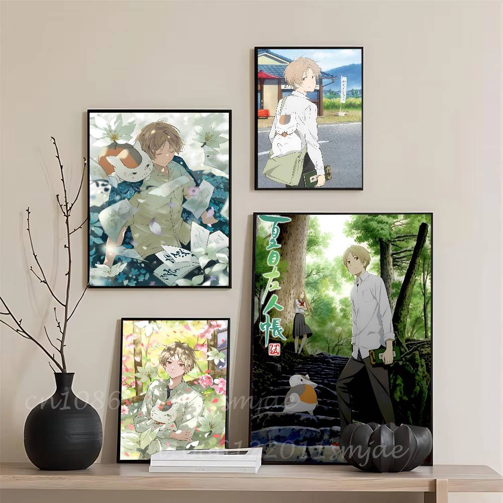 1pc Natsumes Book Of Friends Anime Poster Sticker Print Waterproof Wall Art For Living Room Bedroom Home Decor