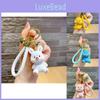 Adorable Resin Animal Keychain Creative Cartoon Design Stylish Key Accessory