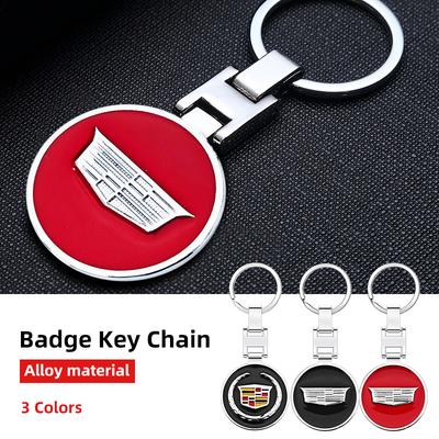 Metal Car Styling Keychain For Escalade Deville DTS ATS BLS CT4 CT6 CTS SLR SRX XLR XT4 Key Chain Key Rings Accessories