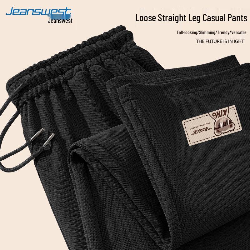 

JEANSWEST Men s 2025 Rock Bear Print Straight-Leg Casual Pants 4XL