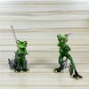 Fishing Frog Figurine Resin Frog Angler Miniature Garden Animal Outdoor Hobby Souvenir Craft Novelty Decor Ornament Accessories