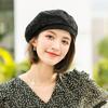 Béret en dentelle pour femme Chapeau de printemps et d'été Dames Japonais Automne Et Hiver Tout-match Chapeau de peintre Béret octogonal pour fille de rue