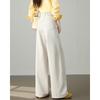 TERRE BLEUE Women's High-Waisted Loose Wide-Leg Jeans