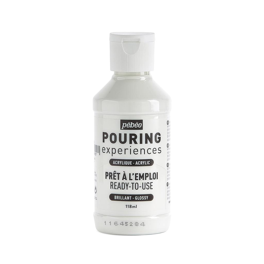 Pebeo Acrylic Paint with Polling Medium 118ml Titanium White 23