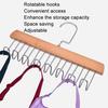 Wooden Sling Hanger Lingerie Vest Tie Organizer Household Wave Drying Racks