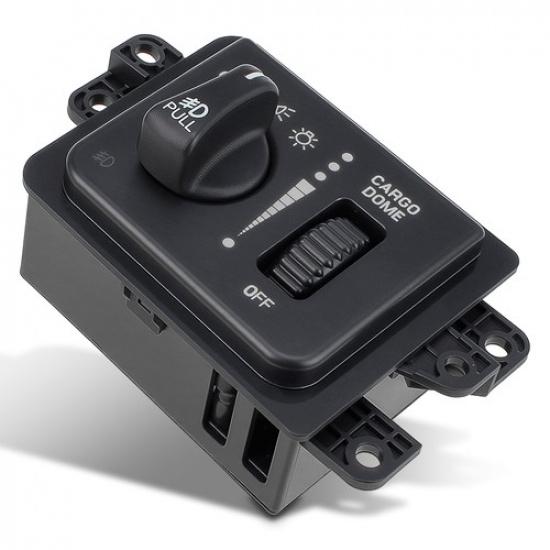 New Black Headlight Switch w/ Fog Lights For Dodge Ram 1500 2500 3500 56045537AA