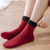 Winter Warmer Women Thicken Thermal Wool Cashmere Snow Socks Seamless Soft Solid Velvet Boots Floor Sleeping Sock Unisex