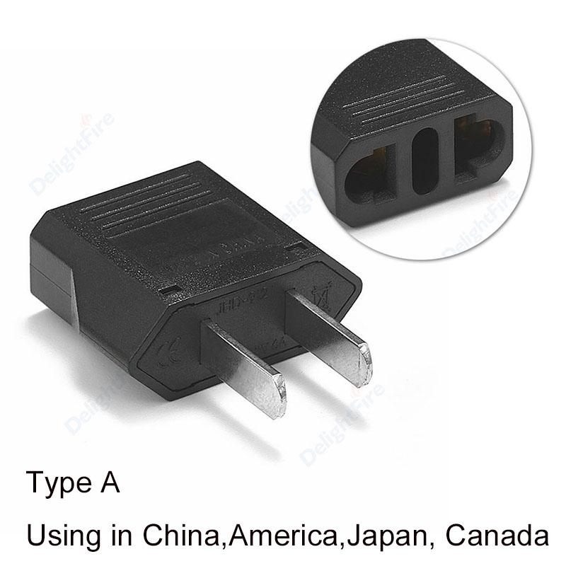 US Plug Adapter EU To US Adapter Mexico Plug Power Converter American Adapter Electrical Socket AC Outlet Travel Adapters
