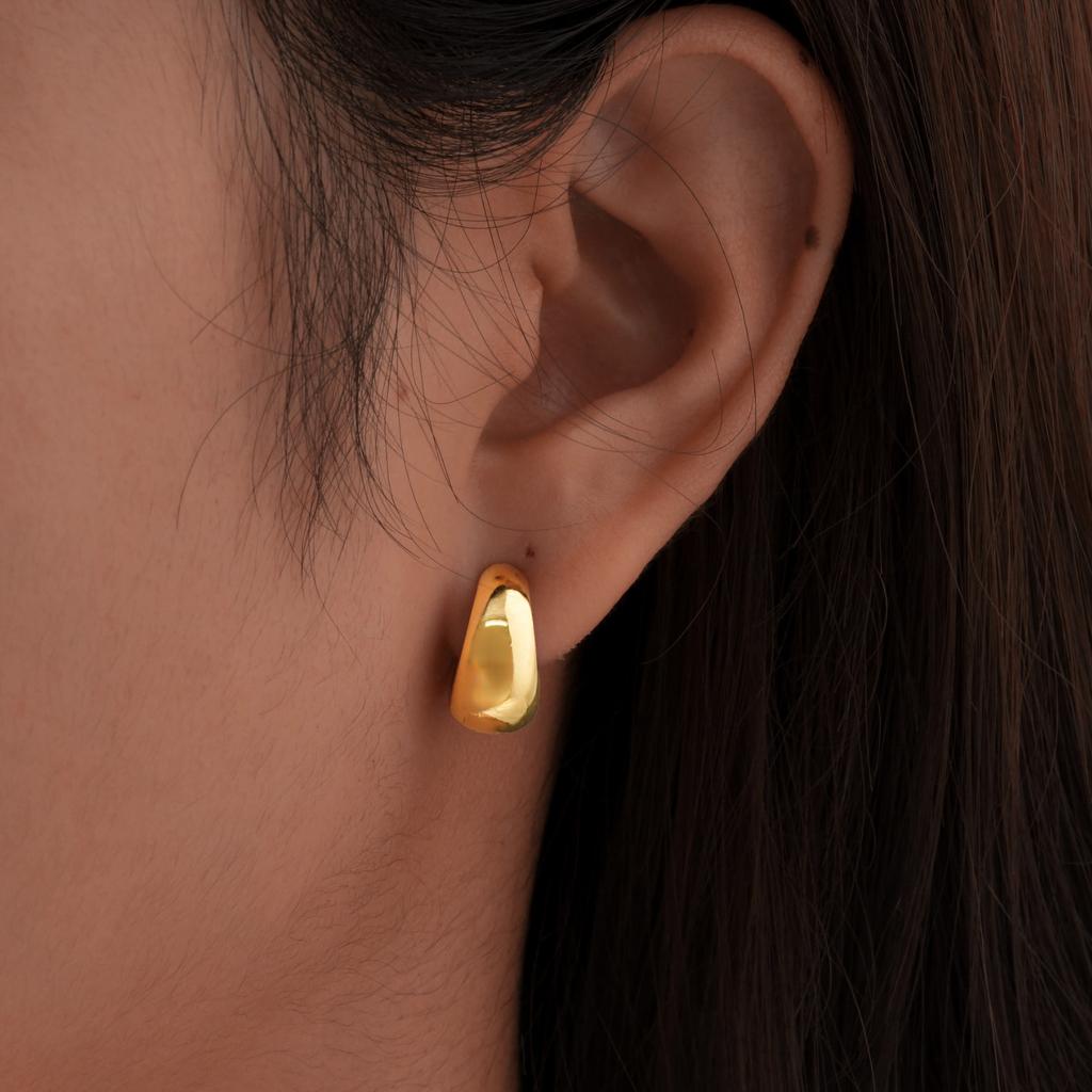 1pc Clip Earrings with Chain Stainless Steel for Women Men Punk Tassel Hoop Ear Cuffs Painless Non Piercing Fake Earring Jewelry
