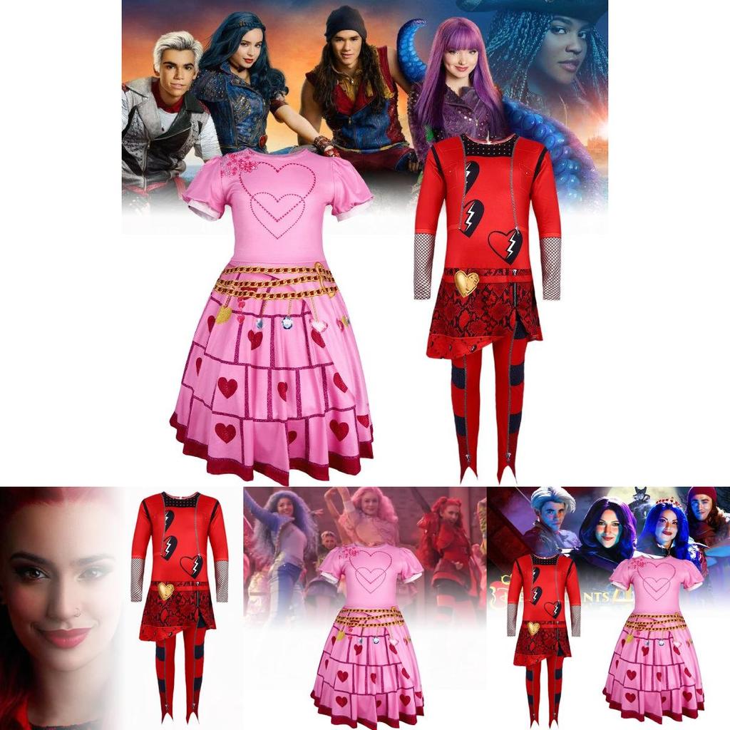 Colorful Comfortable Descendants Cosplay Bodysuit For Halloween Stage Performances