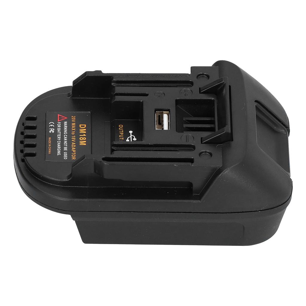 DM18M batteriadapter for Milwaukee 20V batteri DCB200 DCB203 DCB205 DCB206 M18 BL1830 BL1840