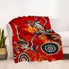 Australian Aboriginal Style 5 Blanket Durable Comfort Perfect for Bedding Bed Picnics All-Season Use Playful Design Gift for Travel Home Birthdays