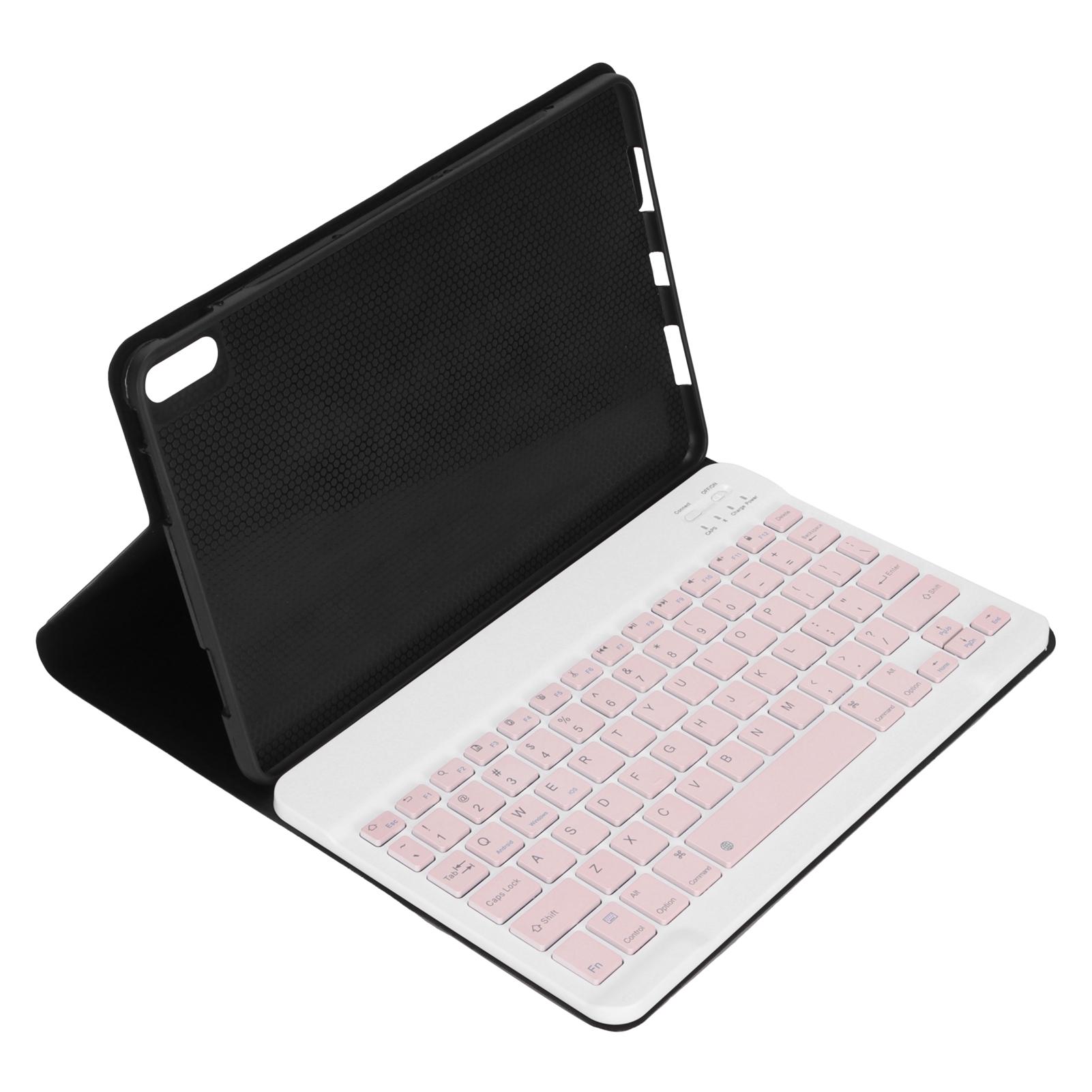 

Беспроводная клавиатура 10 дюймов Компьютерные аксессуары с квадратной клавишей для Huawei MatePad 10.4 дюйма(розовый