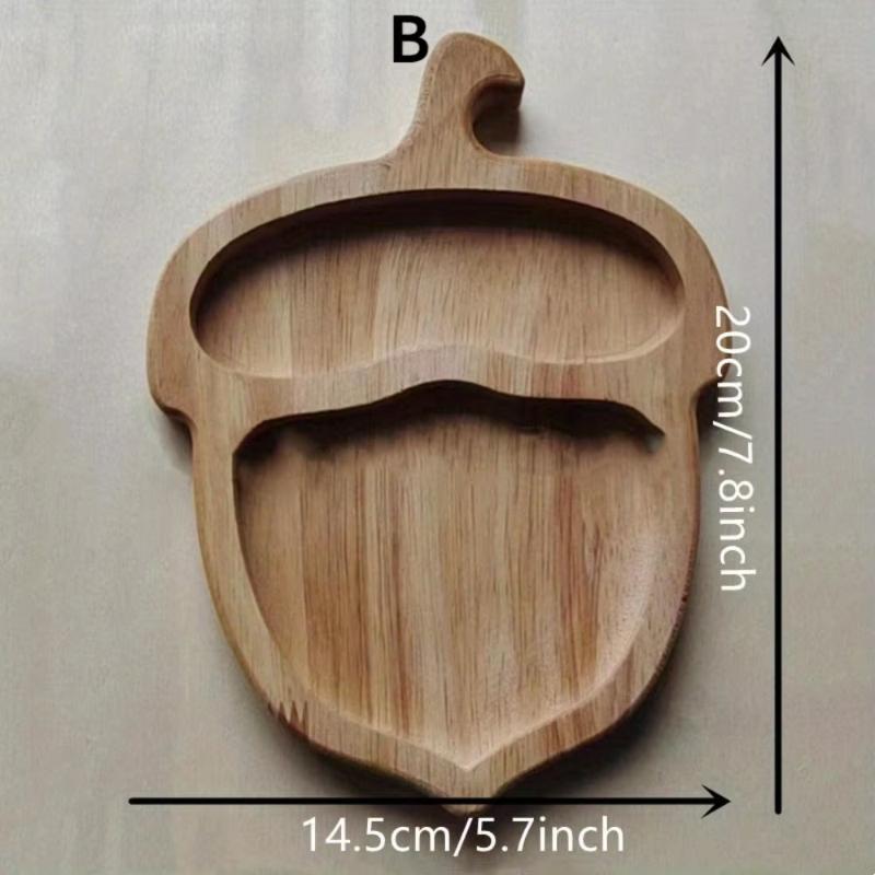 Golden Decorative Serving Trays Elegant Snack Plates Fruit Dishes Retro Metal Dessert Trays Wooden Nut Platters Cake Home Decor