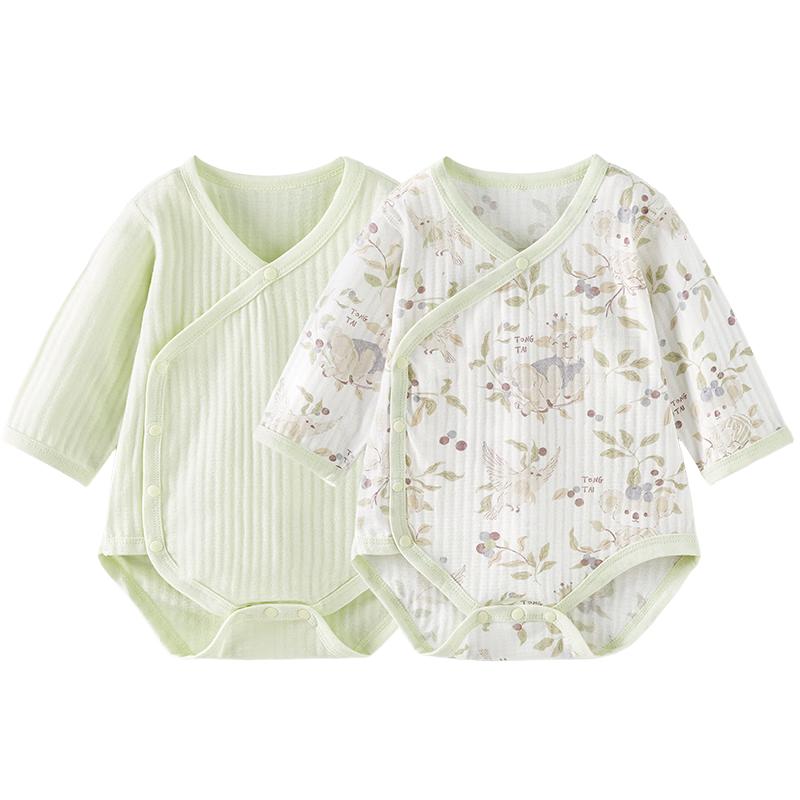 TONGTAI Summer Pure Cotton Newborn Baby Bodysuit