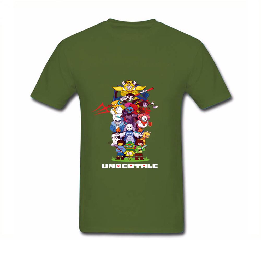 Man S T Shirt Arrival Anime Undertale Family Print T Shirt Men Aesthetic