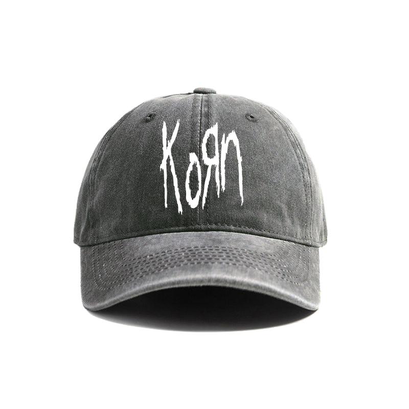 Korn Baseballkappe Distressed Hüte Metall Rockband Kappe Unisex Retro Outdoor Sommer Verstellbare Mütze MZ