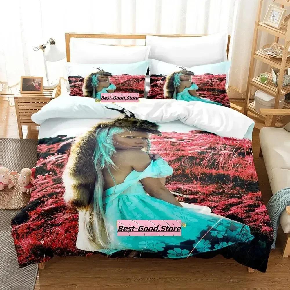 

Comforter Kawaii Kerli Bedding Set Single Twin Full Queen King Size Bed Set Adult Kid Bedroom s 3D Print Anime Bed Comforter (quilt)-EU Single(135*200cm)3pcs