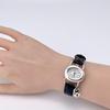Used [Good Condition] Obrey Solid Silver Oval New Belt with Padlock Charm New Battery Quartz Ladies Watch 670