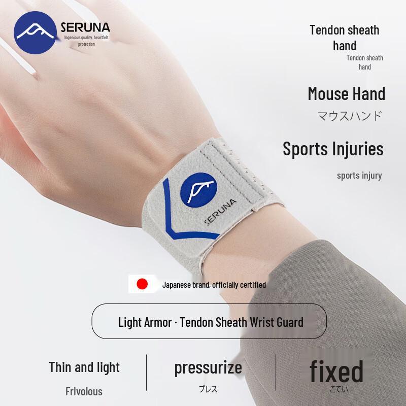 SERUNA Thin Breathable Wrist Support Brace