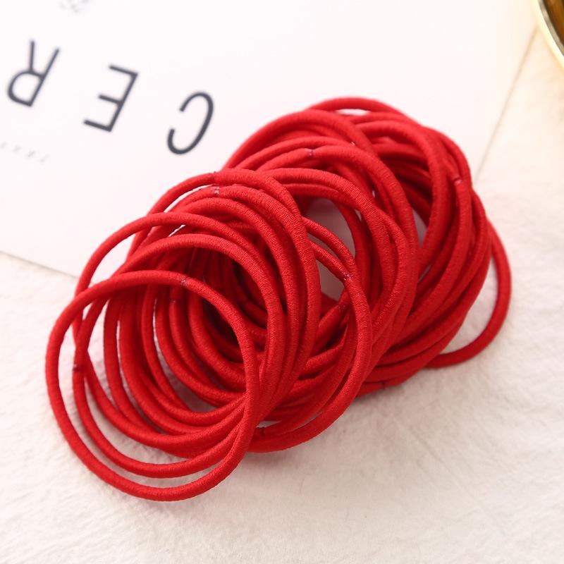 20 Pcs/Lot Big Colorful Rubber Bands Headband Hair Ties Gum Ponytail Holders White Black Elastic Hair Bands For Women Girl