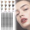 Micro Eye Brow Pencil Dual-ended Precision Brow Pencil For Natural Long-lasting Look