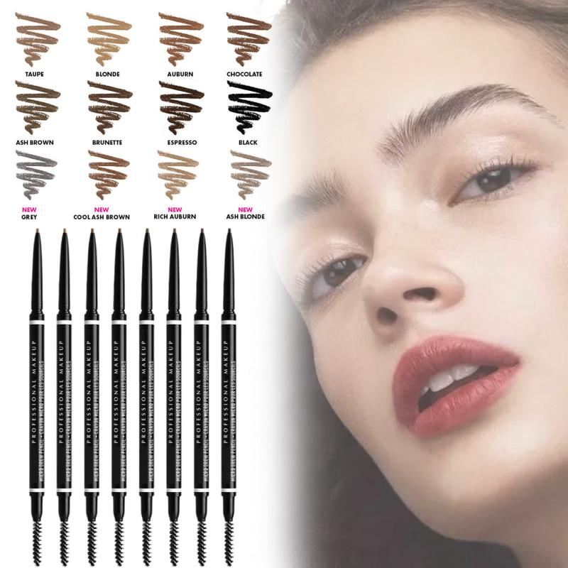 Micro Eye Brow Pencil Dual-ended Precision Brow Pencil For Natural Long-lasting Look