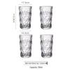 ZISIZ Glacier Pattern Glass Cup Set