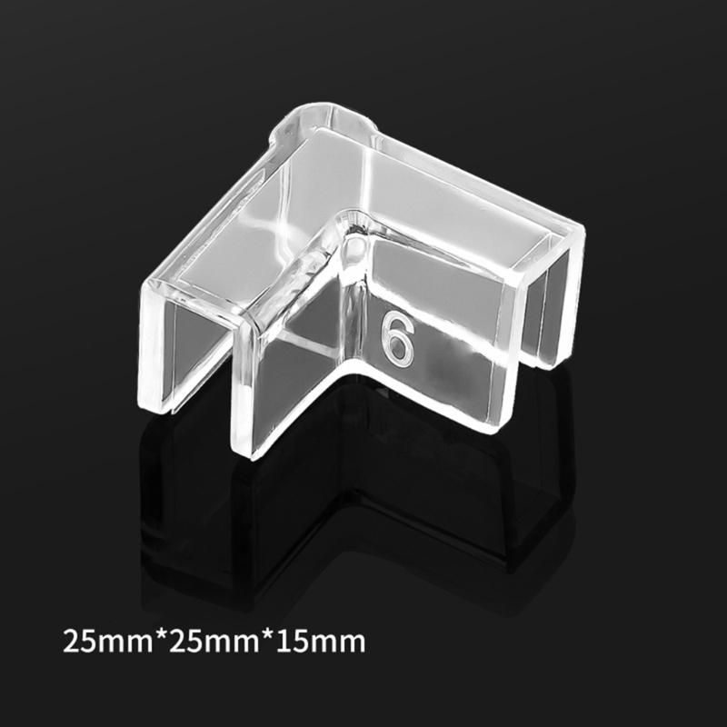 4PCS Fish Tank Aquarium Glass Edges Protector Acrylic Protector Tools for Aquarium Fish Tank Glass Crashproof Tools