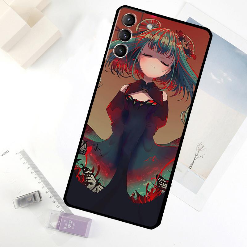 Uruha Rushia Hololive Girl Phone Case For Samsung Galaxy S25 FE S20 FE S21 S22 S23 S24 S25 S26 Ultra S10 S25 Plus Cover