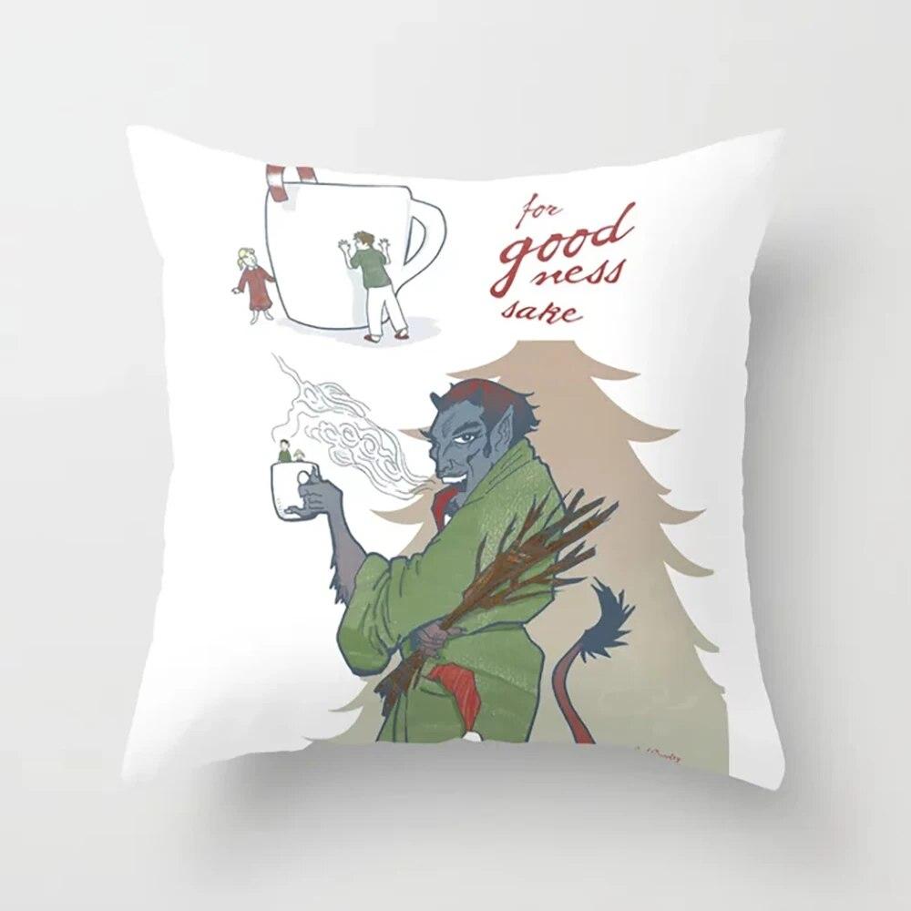 Cushion Covers Japanese Mythology Printed Pillow Cases for Bedroom Living Room Home Decor
