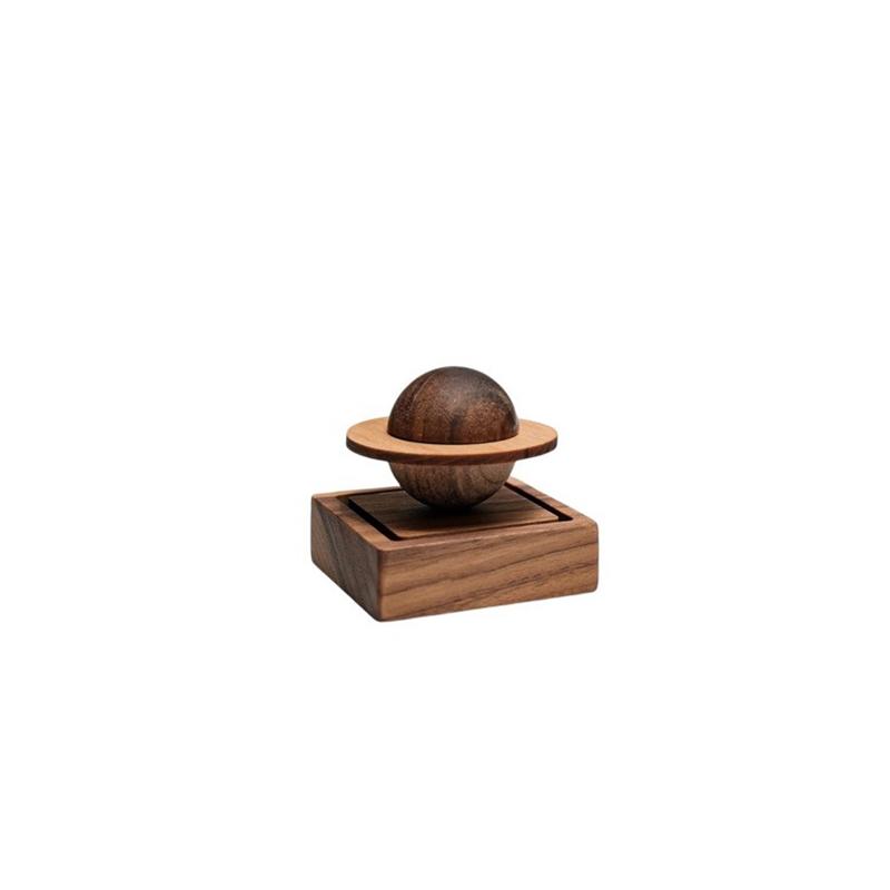 1Pc Wood Home In The Bedroom Jupiter Shape Scent Perfume Diffuser Home Decoration Aromatherapy Ornament Car Fragrance Diffuser