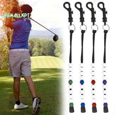 Contapunti da Golf con Strass Brillanti - Portatile con Gancio, Braccialetto con Perline, Materiale Professionale per Punteggio