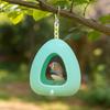 Bite Resistant Hanging Birdhouse Egg Shape Bird Food Tray Parrot Feeding Station  Relieve Boredom