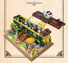 Retro Coffee Machine & Grinder Building Blocks Set - Toy Gift