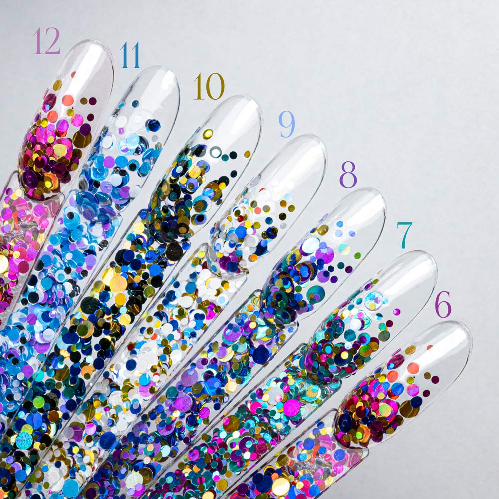 Kolorowa Ozdoba Do Paznokci Pop-Up! Piegi Confetti Dropsy Kropki Kółeczka Princess Nails Nr 9 20G