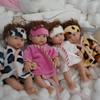 15 cm Miękkie w dotyku, pełne winylowe ciało Reborn Doll może kąpać Prawdziwie wyglądająca Mini symulacja Bebe Rebirth Doll Zmień ubrania Domek zabaw Baby Doll Toys dla dzieci