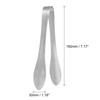 Uxcell Serving Tongs, Set of 4, 182mm X 30mm, Stainless Steel Ice Tongs, Mini Sugar Tongs, for Appetizers, Charcuterie, Desserts, Tea Parties, Bars, a