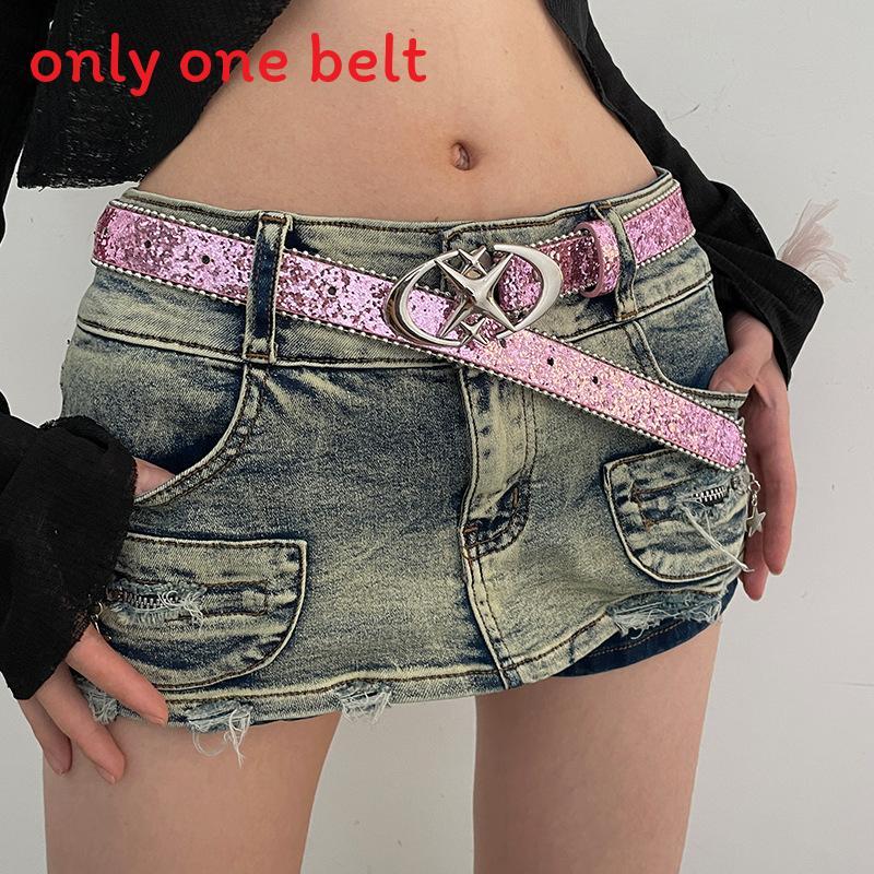 Barbie Y2k Millennium Trend Metal Belt For Jeans And Casual Wear