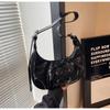 Niche lace-up bow bag women's summer new temperament shoulder bag versatile sweet and cool messenger bag
