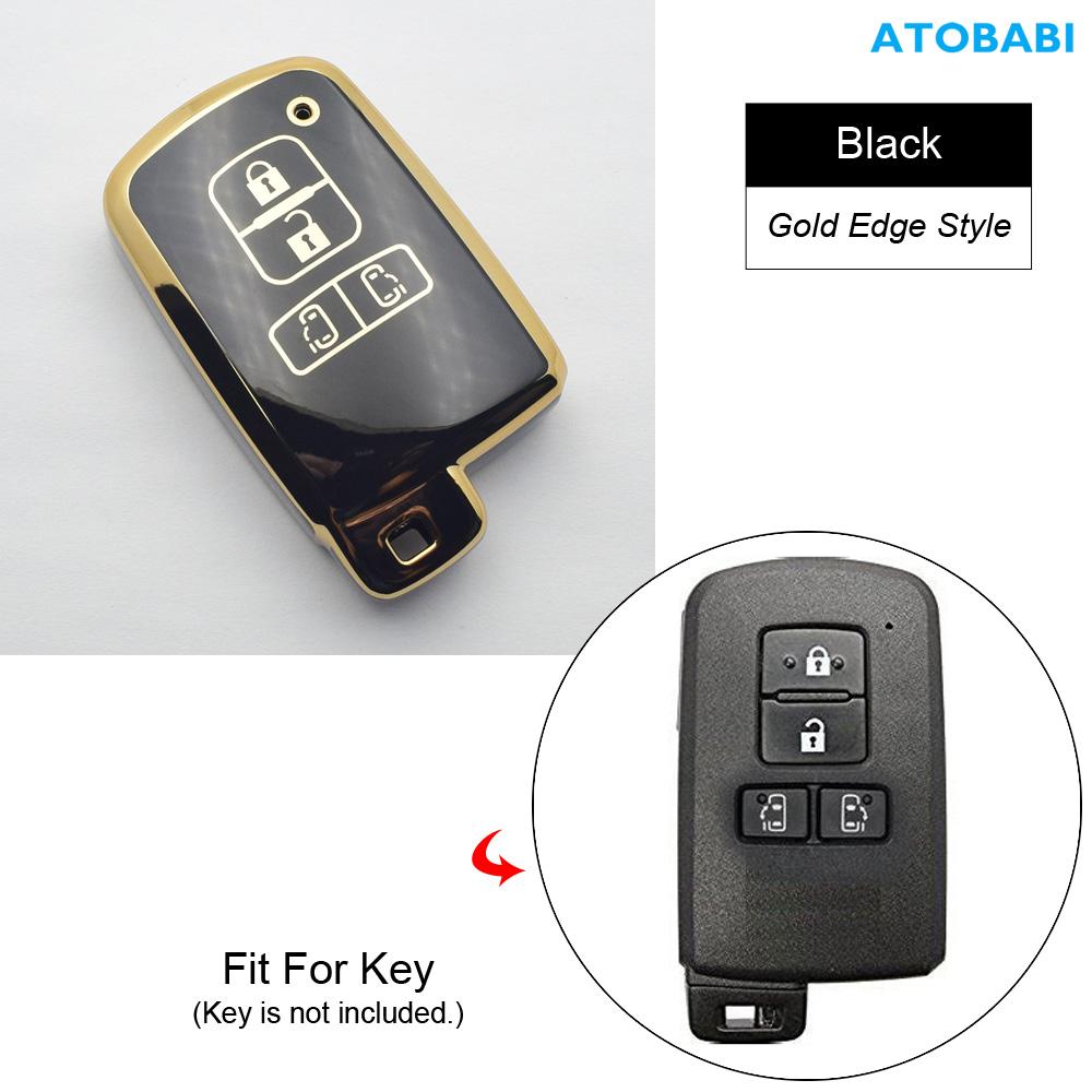 Tpu Car Key Cover Remote Fobs Shell Case Auto Accessories For Toyota Sienta    Alpard Vellfire Hv Noah Voxy Esquire