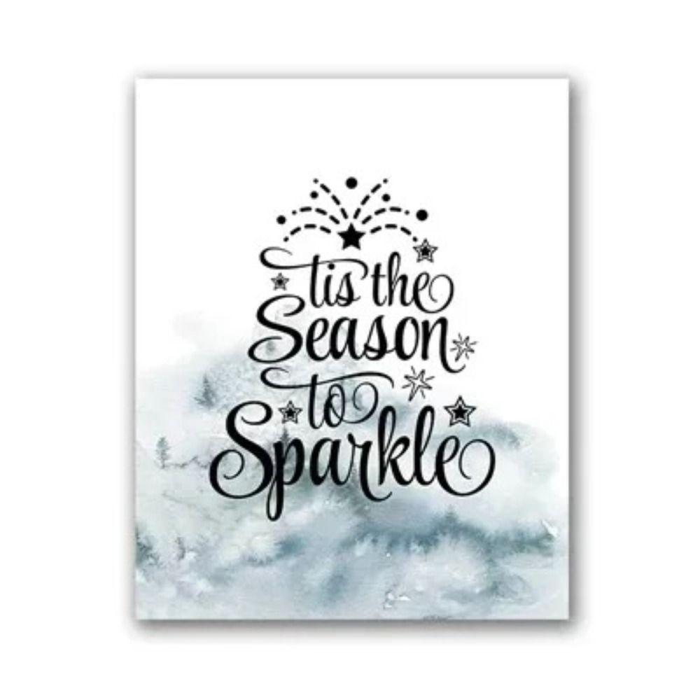 Vintage Christmas Metal Wall Decoration, Holiday Sticker Sign