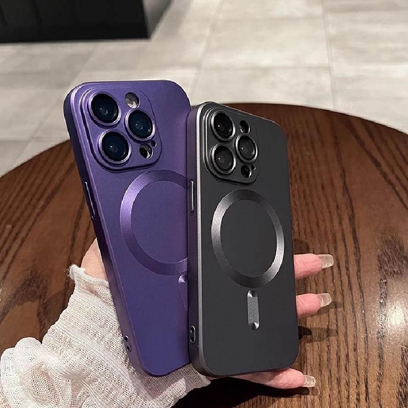 Tpu Magnetic Mobile Phone Case With Full Coverage Antifall For Iphone16 Pro