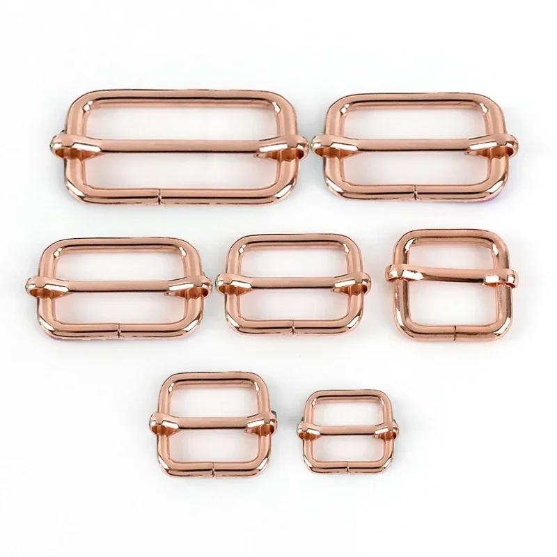 5/10Pcs 13-50mm Belt Buckles Roller Metal Pin Buckle Tri-glides Slider Adjuster Clasp Handbag Strap DIY Garment Accessories