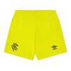 Childrens/Kids 2025/2026 Rangers FC Football Goalkeeper Shorts