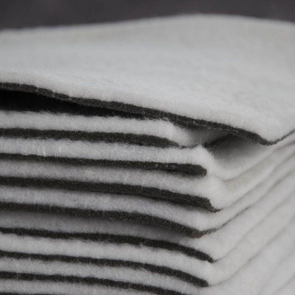 Double Layer Aquarium Sponge Filter White&Black Good Permeability Fish Tank Filter Cotton Sponge 1cm Thick